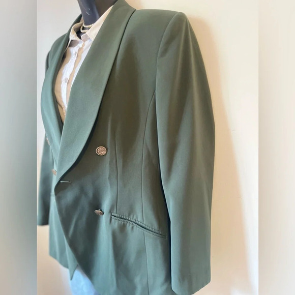 Kasper ASL Women’s  Blazer Green Business Suit Jacket Style size 12 - Picture 7 of 11